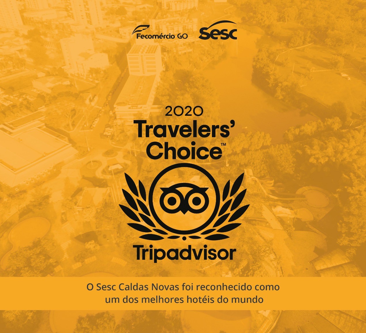 Hotéis do Sesc recebem selo Travellers' Choice - Sesc